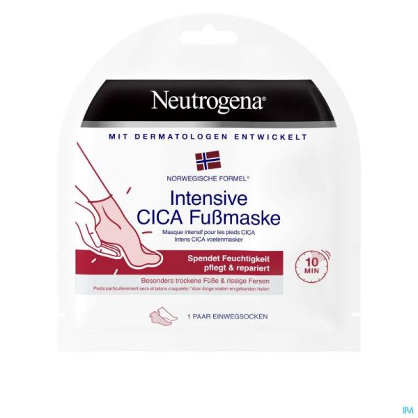 Neutrogena Voetenmasker Intens Cica 1 Paar