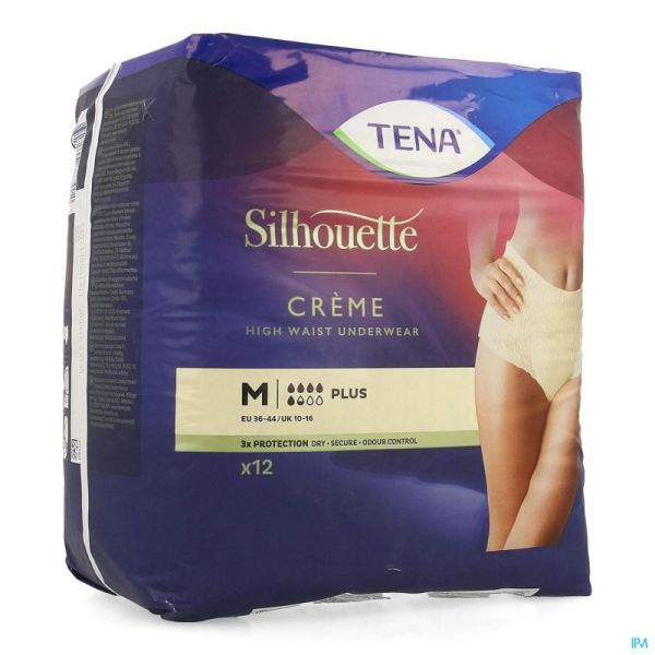 Tena Pants Silh Pl Creme Hoog M 782512 12 St Nm