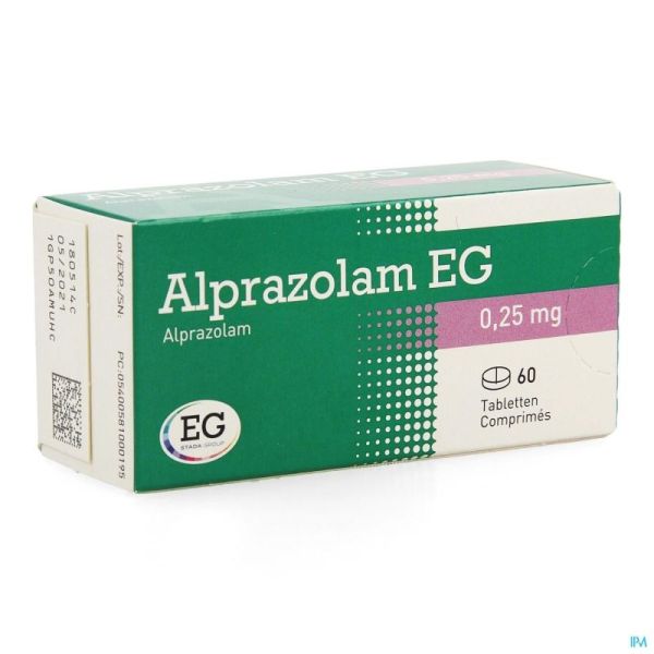 Alprazolam E.g. 60 Tabl 0,25 Mg