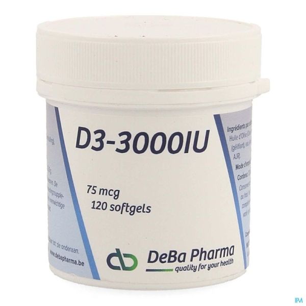 Vit D3 3000 Iu Deba 120 Caps