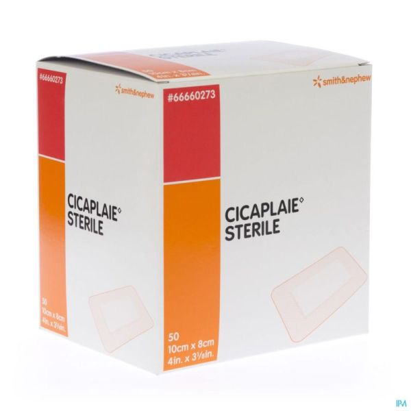 Cicaplaie Pans Sterile 10,0cmx 8cm 50 66660273