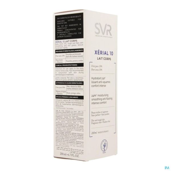 Svr Xerial 10 Lichaamsmelk Anti-Schilf 200 Ml