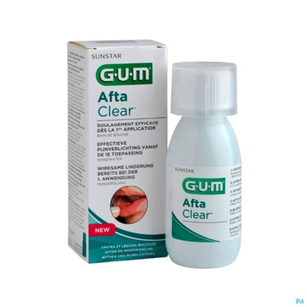 Gum Aftaclear Mondspoeling 2410 120 Ml