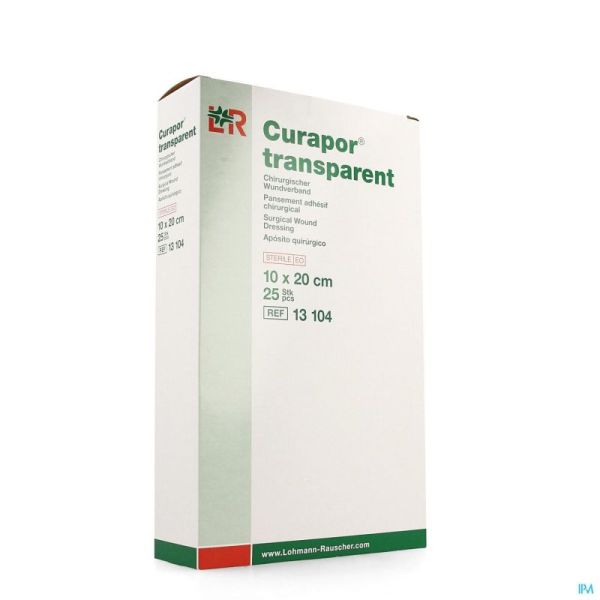 Curapor Transp Ster 10X20 13104 25 St