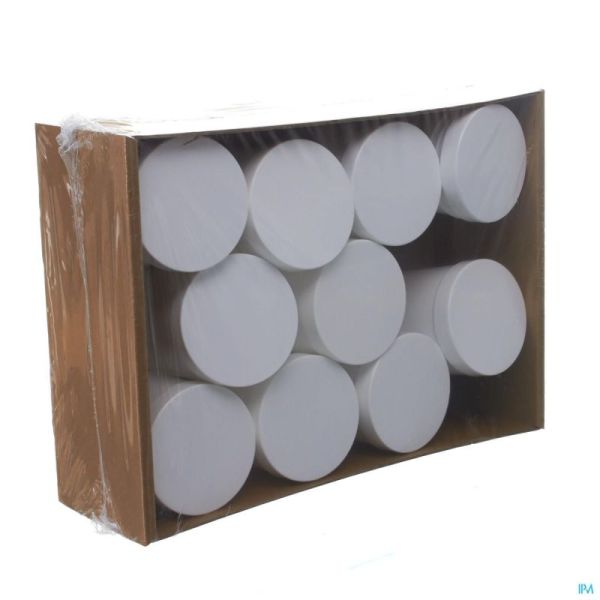 Zalfpot Pvc Wit Deksel 250 Ml Aca 10 St