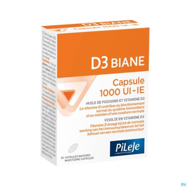 D3 Biane 1000 Ui 30 Caps