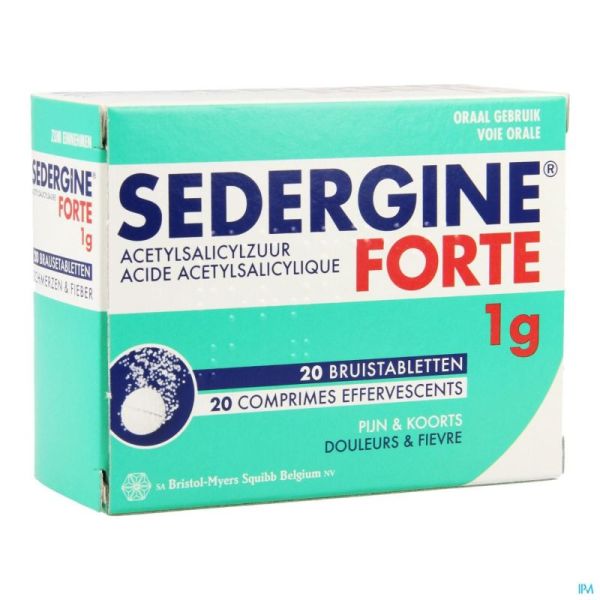 Sedergine Forte 1g Comp Efferv. 20