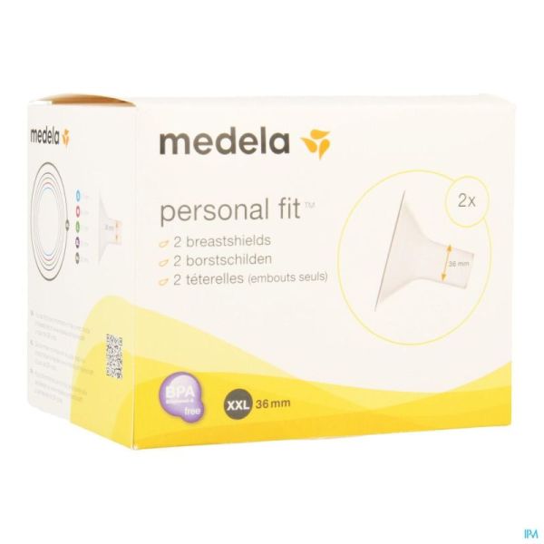 Medela Borstschild Xx-Large 36Mm 2 St 0080341