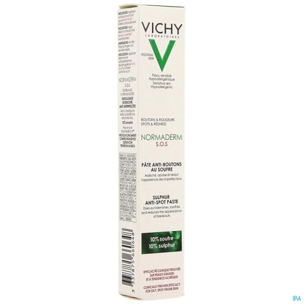 Vichy Normaderm Sos Phytosolut Zwavel Pasta 20