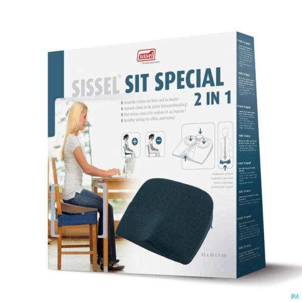 Sissel Wigkussen Sit Special 2In1 Blauw 1 St