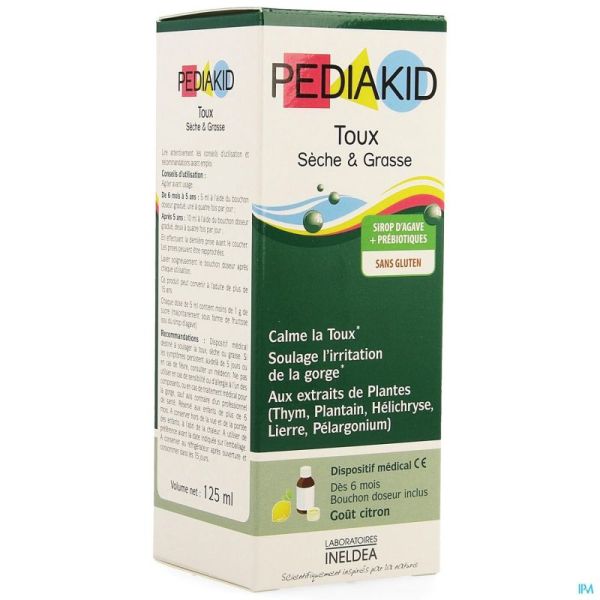 Pediakid Dikke En Droge Hoest 125 Ml