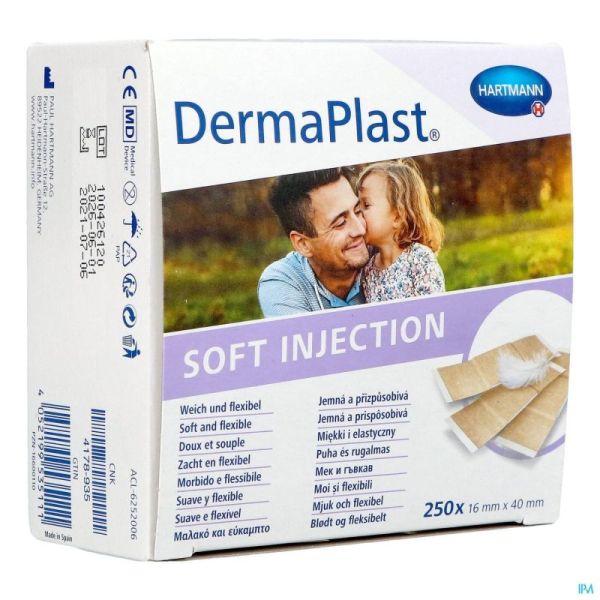 Hartmann Dermaplast Soft Inj 16X40Mm 5353812 250 S