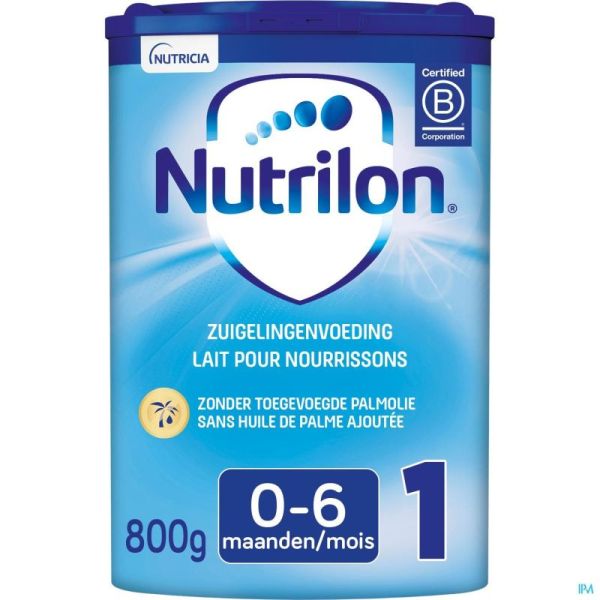 Nutrilon 1 Lait Nourrissons Pdr 800g Rempl.3707080