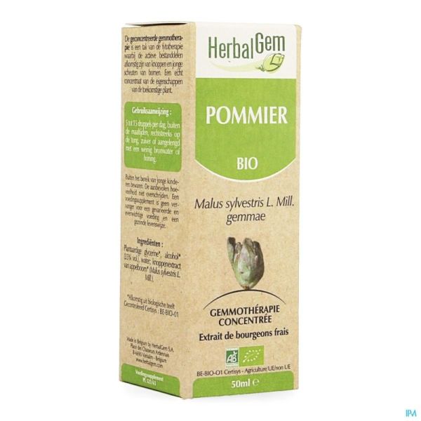 Herbalgem Appelboom Maceraat Bio 50 Ml