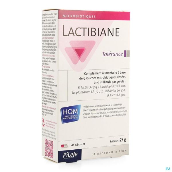 Lactibiane Tolerance 45 Caps