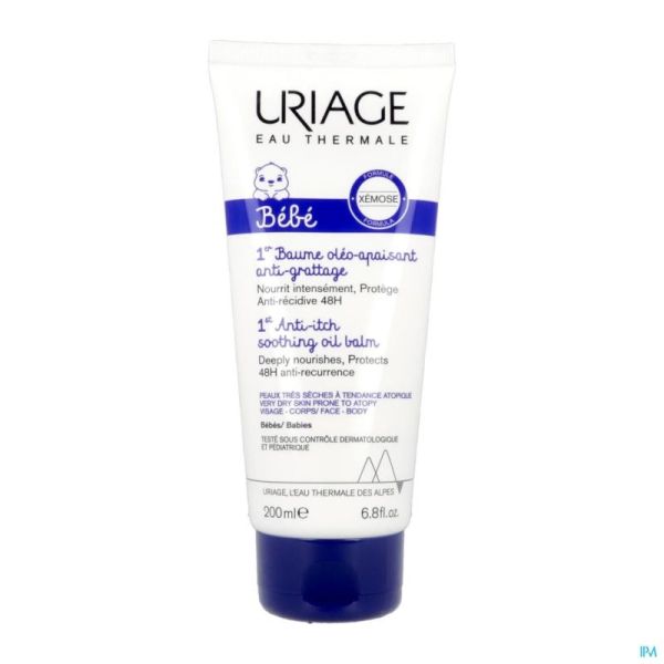 Uriage Baby Premiere Bals Oleo Apais A/Grat 200 Ml