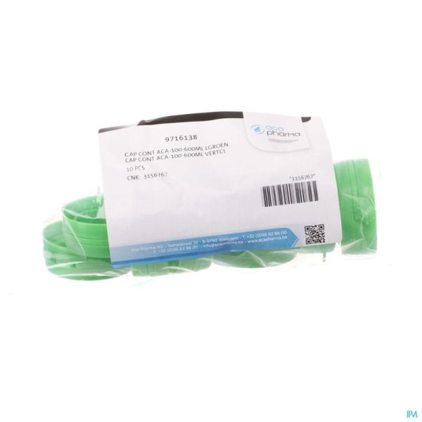 Capsule Vr Container L Groen Aca 100-500 Ml 10 St