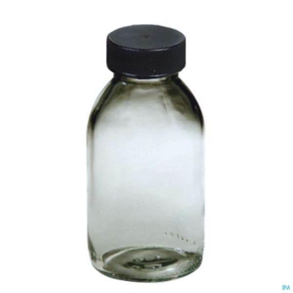 Fles Wit Rond Obus 30 Ml + Cap Aca 25 St