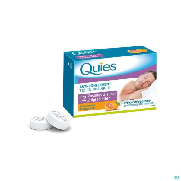 Quies Anti-Snurk Citrus 12 St Nf