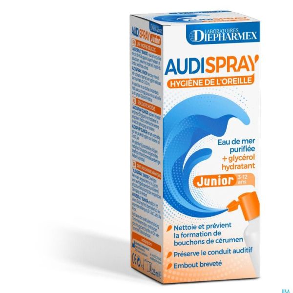 Audispray Junior Eau De Mer + Glycerol 25ml