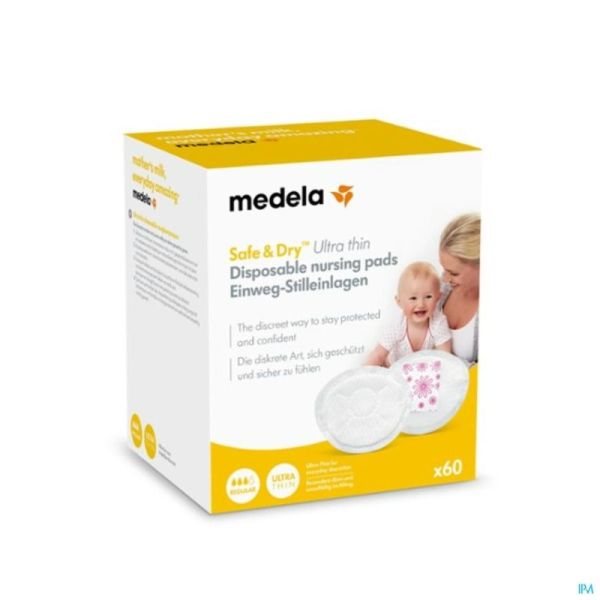 Medela Zoogkompressen Ultra Thin Disposable 60 St