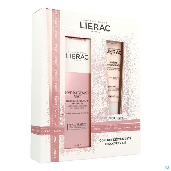 Coffret Noel lierac Hydrag.gel Cr30ml+cr Mouss30ml
