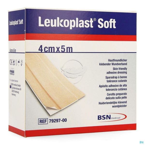 Leukoplast Soft 4Cmx5M 1 St