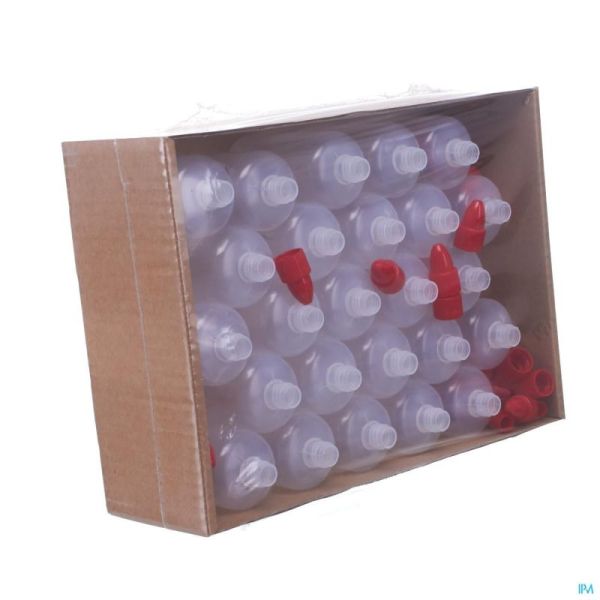 Fles Pl Rond Soepel 100 Ml Aca 25 St