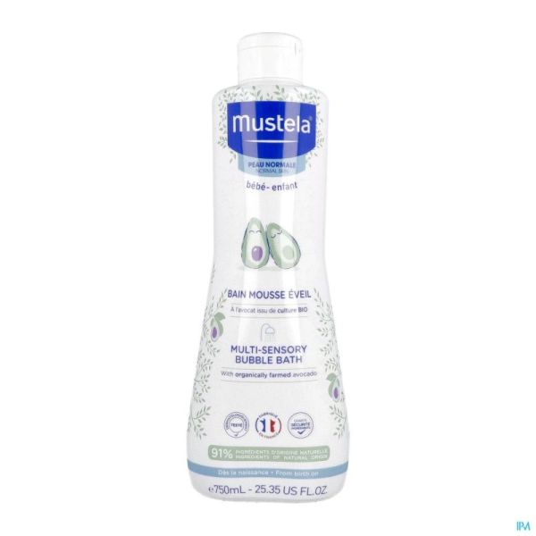 Mustela Pn Bain Mousse Eveil Fl 750ml