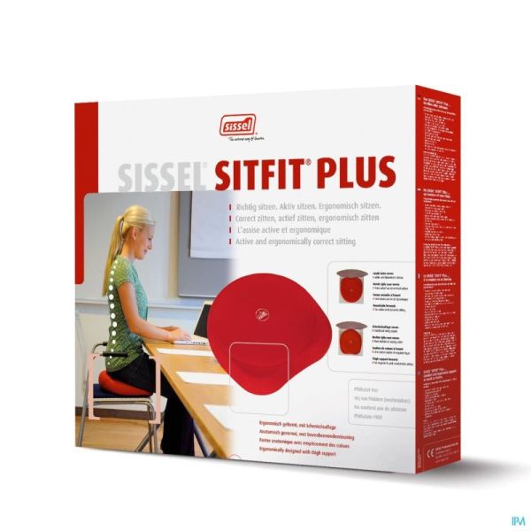 Sissel Zitkussen Sitfit Plus Rood + Pomp