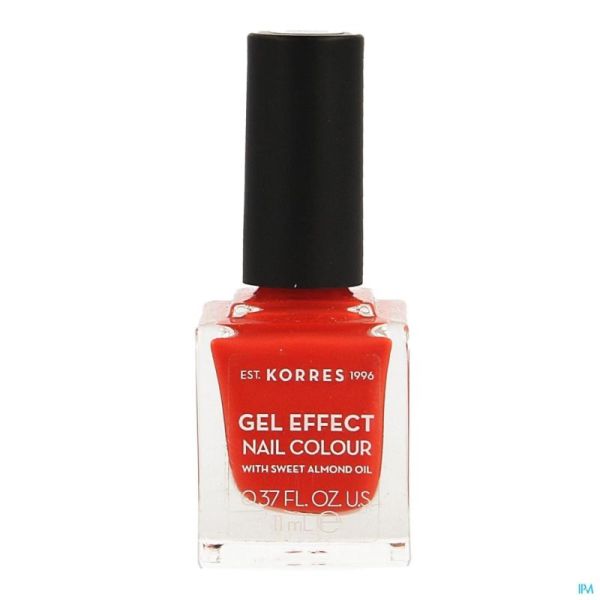 Korres Km Gel Effect Nail 45 Coral 11 Ml