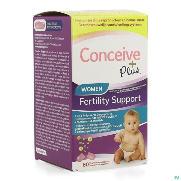 Sasmar Conceive Plus Women Fertil. Support Caps 60